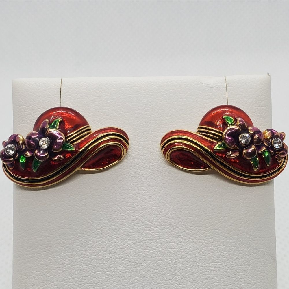 Red Hat Society Earrings